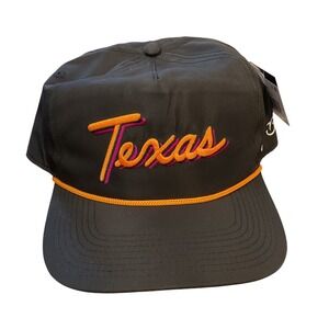 Bad Birdie Texas Rope Hat Cap Black‎ Orange Purple Embroidered Golf New